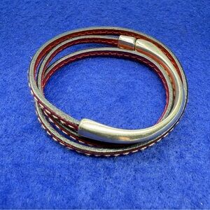 Boho Leather wrap bracelet.